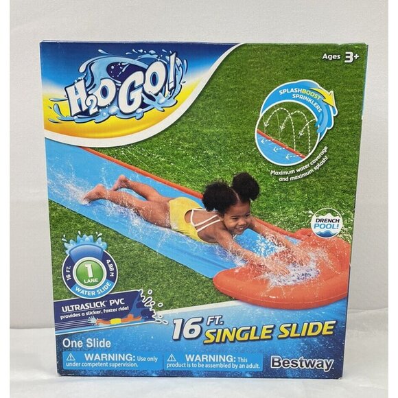 Bestway Other - H2O GO! 16 Ft Single Water Slide Age 3+